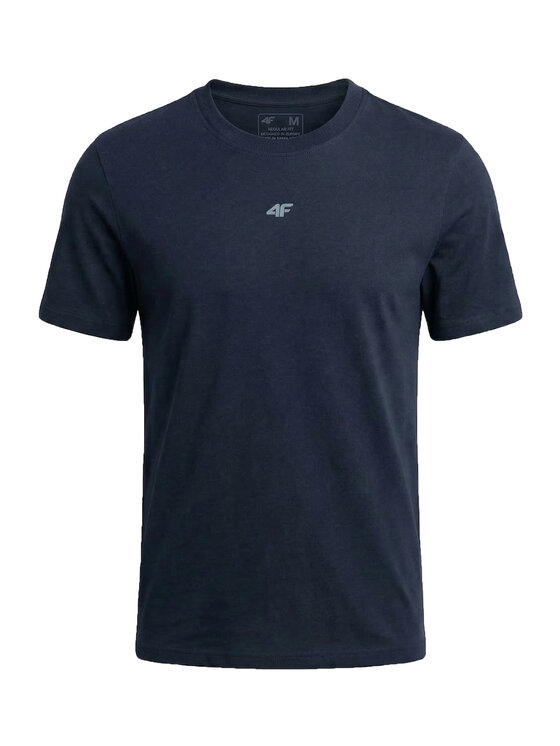4F 4F T-Shirt 4FWSS26TTSHM3947-31S Granatowy Regular Fit
