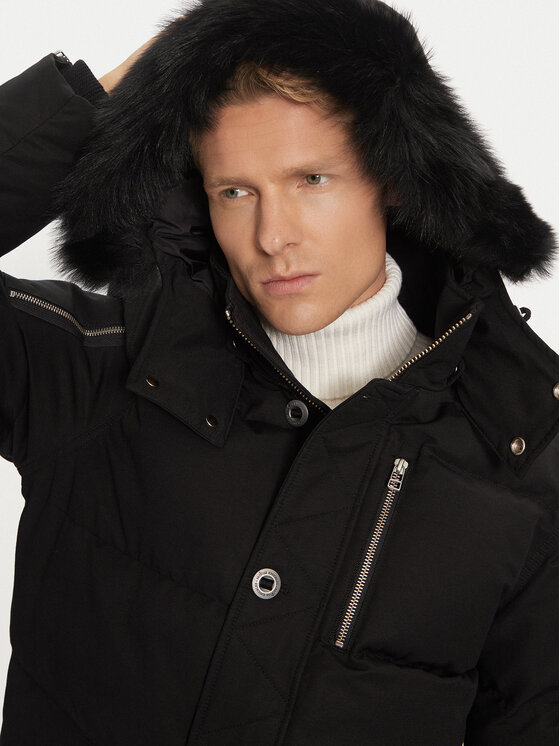 Moose Knuckles Moose Knuckles Geacă din puf Original 3Q Neoshear M32MJ128SX Negru Slim Fit