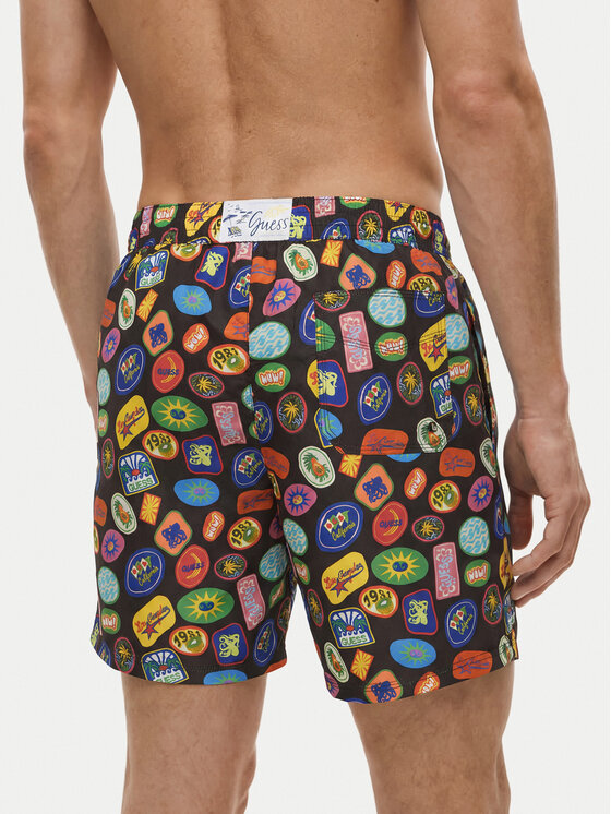 Guess Guess Pantaloni scurți pentru înot F6GT14 WN332 Colorat Regular Fit