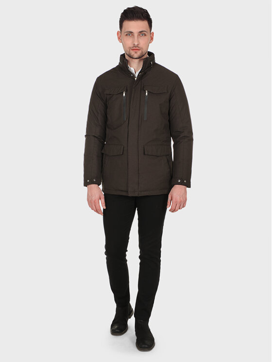 Evenemen Evenemen Kurtka przejściowa ALVAR Brązowy Slim Fit