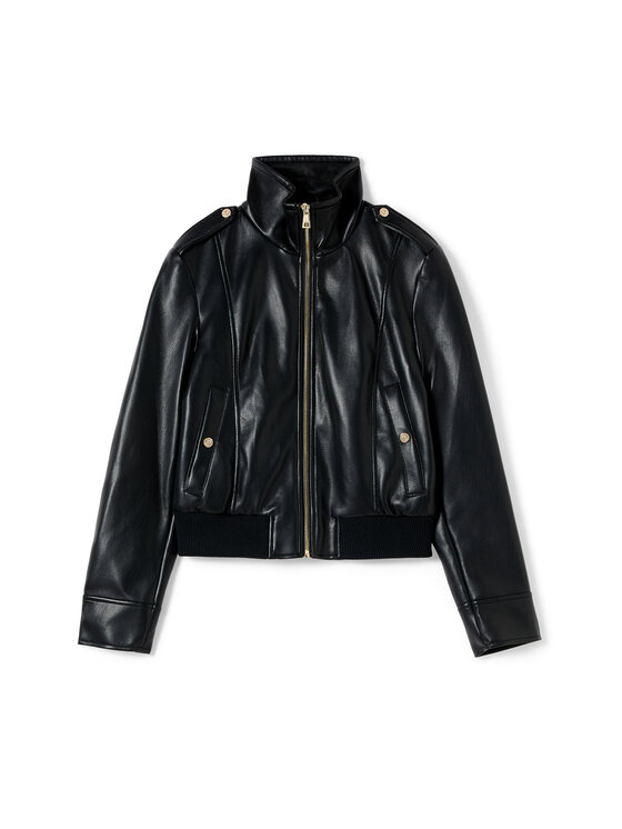 Motivi Motivi Giacca in similpelle R033Q001170N033 Nero Regular Fit