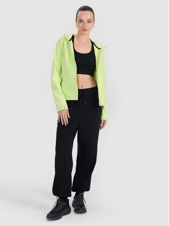 4F 4F Kurtka softshell 4FWSS25TSOFF320-45S Zielony Regular Fit