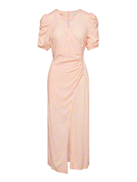 LAURELLA LAURELLA Letné šaty Laurella 4UL092310 Žltá Regular Fit