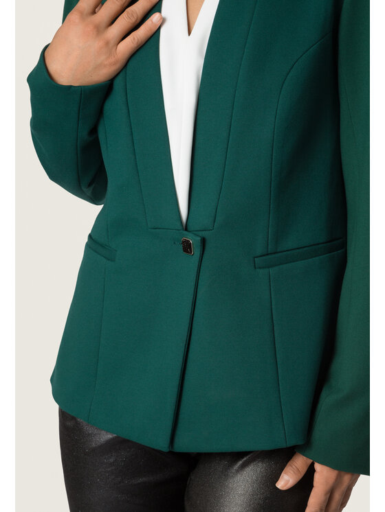 QUIOSQUE QUIOSQUE Marynarka 08230026 QUEEN SET JACKET Zielony Regular Fit