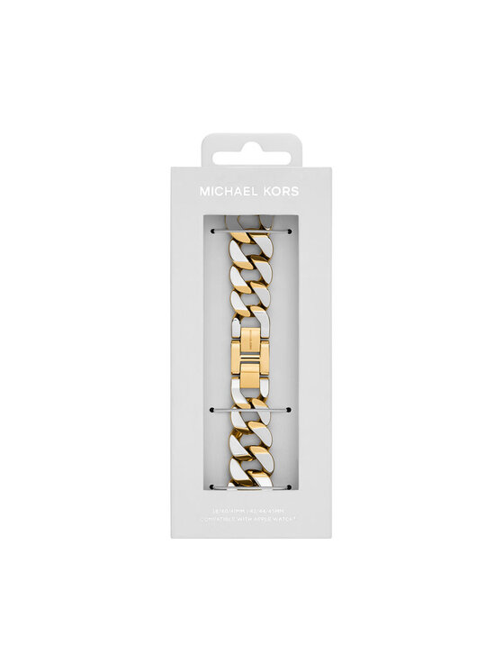 Michael Kors Сменяема каишка за часовник Apple Watch MKS8072E Сребрист ...