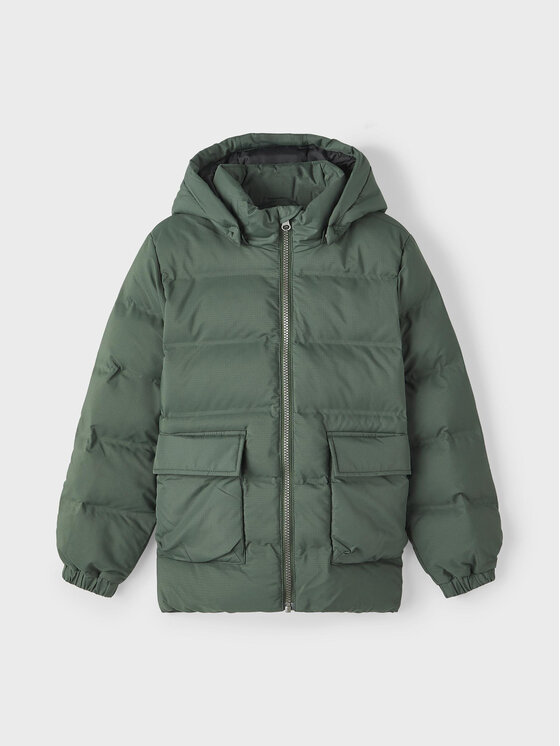 NAME IT NAME IT Μπουφάν χειμωνιάτικο 13219023 Πράσινο Regular Fit