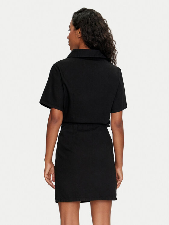 Calvin Klein Jeans Calvin Klein Jeans Rochie de zi J20J223666 Negru Slim Fit
