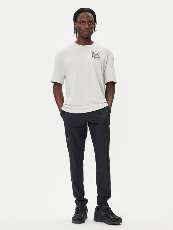 Under Armour Under Armour T-Shirt Hoops Courtside 6003686 Bílá Oversize