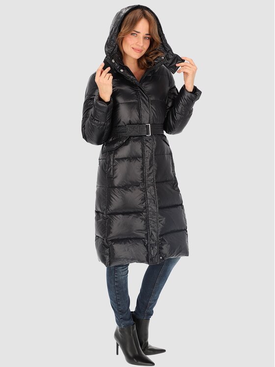 Perso Perso Kurtka damska BLH220019FX Czarny Regular Fit