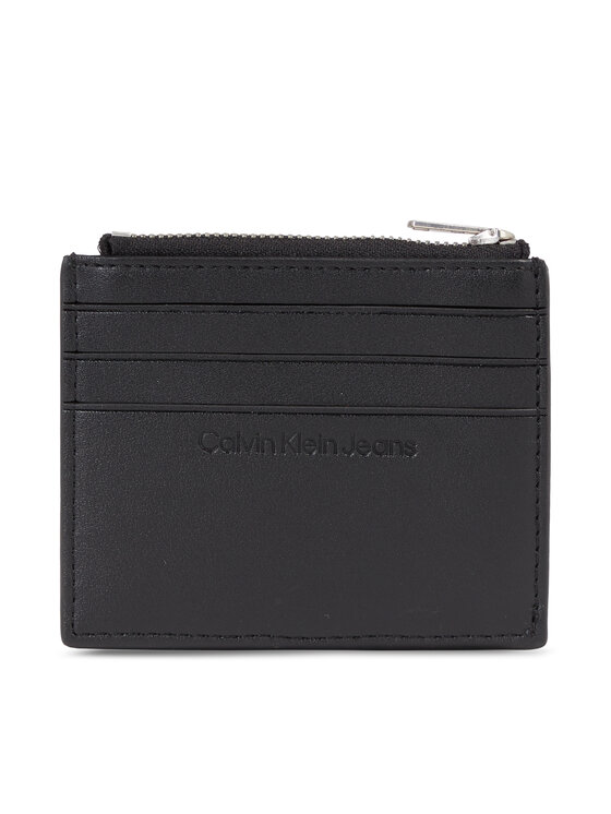 Calvin Klein Jeans Calvin Klein Jeans Kredītkaršu turētājs Sculpted Cardcase 6Cc Mono K60K608399 Melns