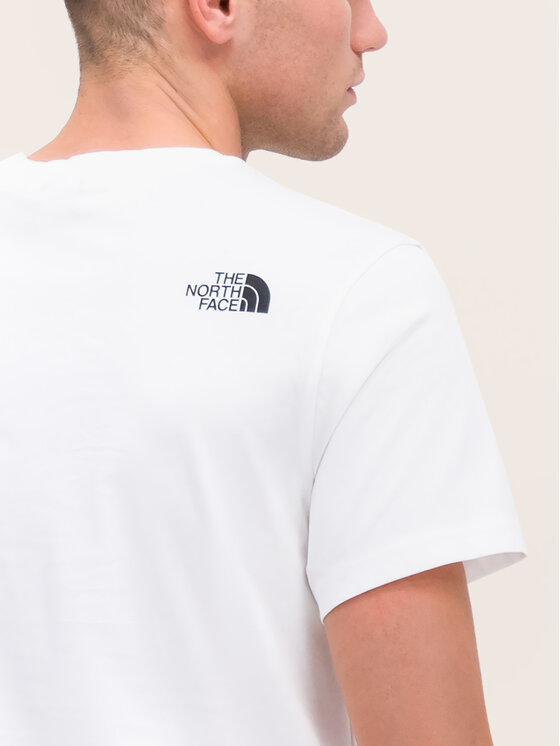 The North Face The North Face Tricou Simple Dome NF0A2TX5 Alb Regular Fit