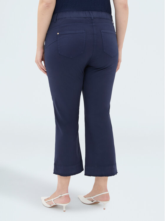 Fiorella Rubino Fiorella Rubino Pantaloni di tessuto P707T205197N034 Blu Flare Fit