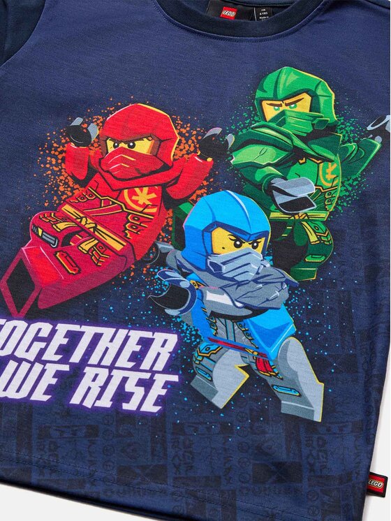 LEGO LEGO Μπλουζάκι Ninjago 12011402 Σκούρο μπλε Regular Fit
