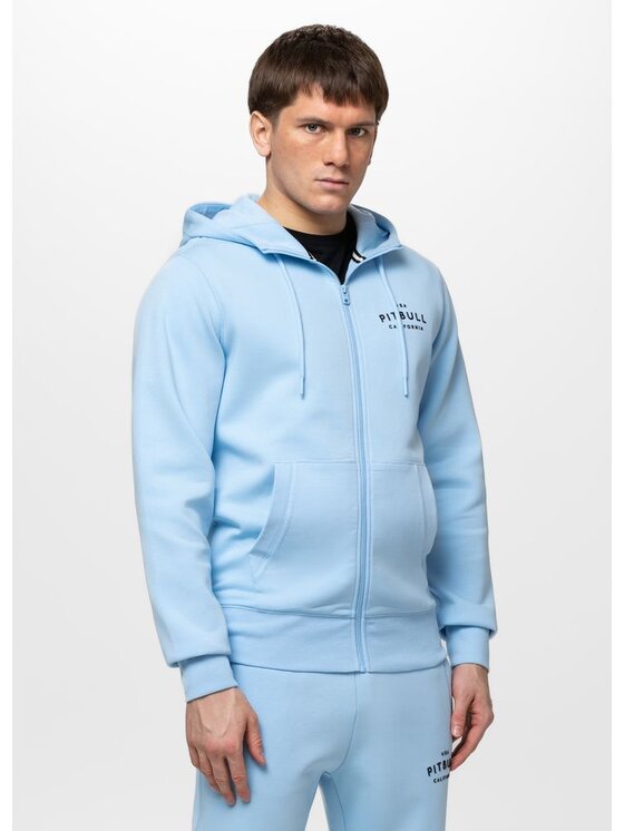 PITBULL PITBULL Bluza SAMPSON Niebieski Regular Fit