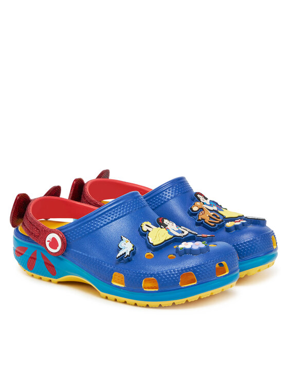 Crocs Crocs Klapki Snow White Classic Clog K 209495 Niebieski