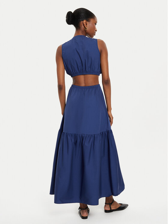 ViCOLO ViCOLO Nyári ruha TB2502 Sötétkék Regular Fit