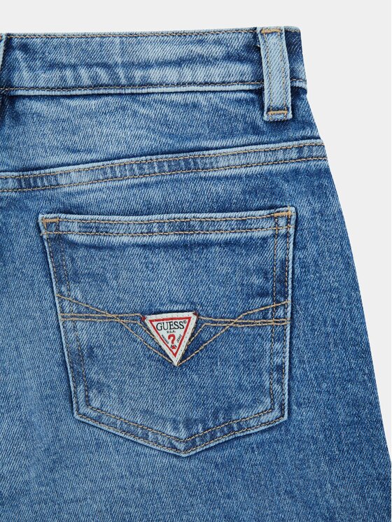 Guess Kids Guess Kids Spodnie materiałowe 180467 Niebieski Regular Fit