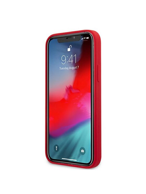 Guess Guess Etui na telefon iPhone 12 Pro Max Czerwony