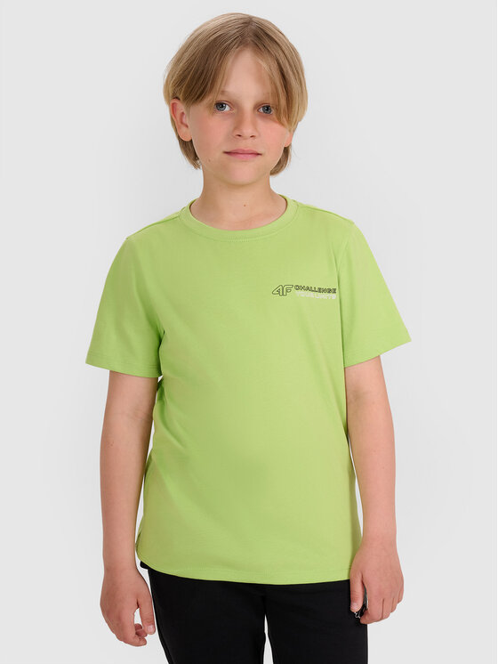 4F 4F T-Shirt URBAN COMMUTER Zielony Regular Fit