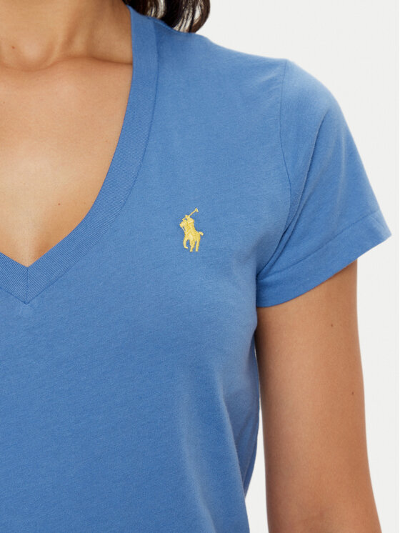 Polo Ralph Lauren Polo Ralph Lauren T-Shirt 211902403015 Niebieski Regular Fit