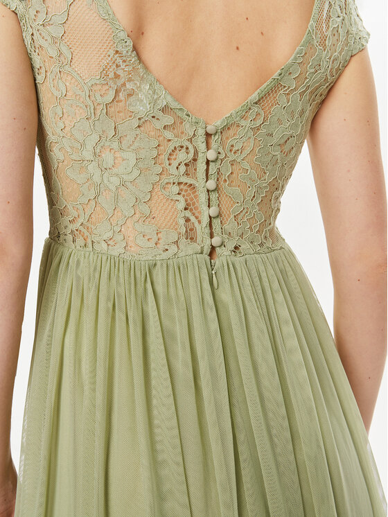 Vila Vila Abendkleid Ulricana 14083830 Grün Regular Fit