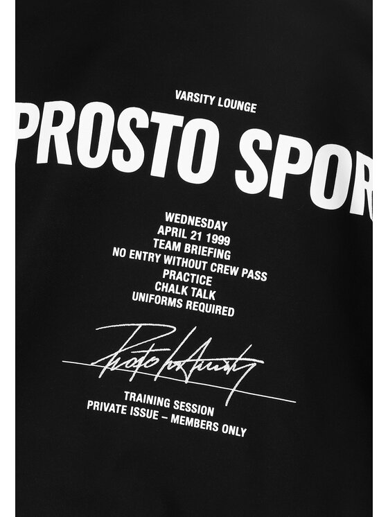 PROSTO. PROSTO. Bluza Club Czarny Oversize