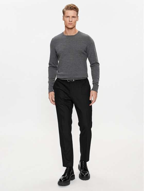 Calvin Klein Calvin Klein Пуловер Superior K10K109474 Сив Regular Fit