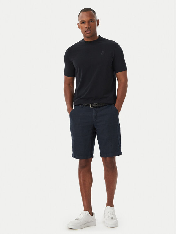 KARL LAGERFELD KARL LAGERFELD Stoffshorts 265320 562818 Dunkelblau Regular Fit