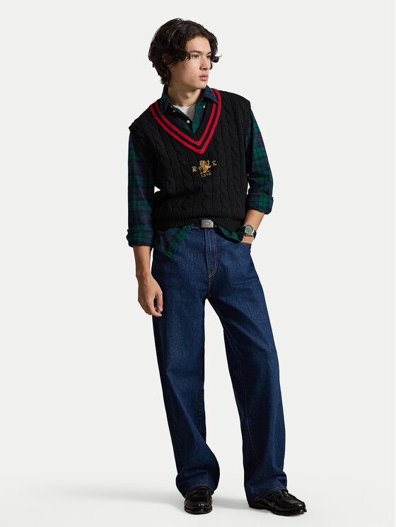 Polo Ralph Lauren Polo Ralph Lauren Sweter 710B28790001 Czarny Regular Fit