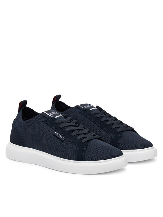 Tommy Hilfiger Tommy Hilfiger Tenisice Light Cupsole Knit Seasonal FM0FM05403 Tamnoplava