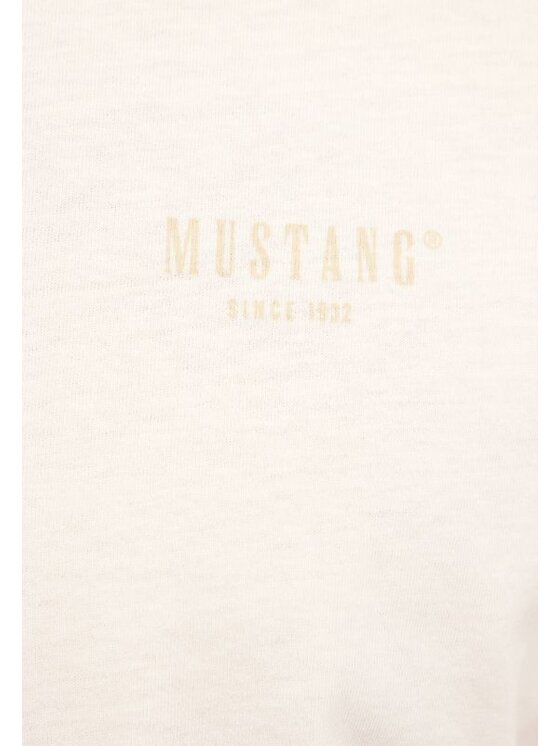 Mustang Mustang T-Shirt Style Austin Biały Regular Fit