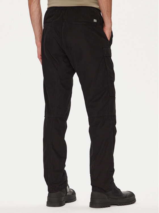 C.P. Company C.P. Company Παντελόνι υφασμάτινο 19CMPA173A110324G Μαύρο Regular Fit