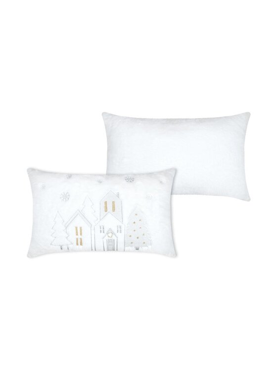 MIAhome MIAhome Poduszka dekoracyjna 30x50x12 cm SOFFICE-1 Biały