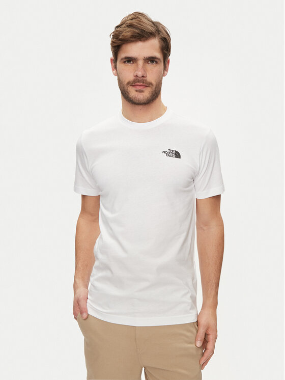 The North Face The North Face T-Shirt Redbox NF0A87NP Bílá Regular Fit