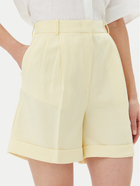 Tommy Hilfiger Tommy Hilfiger Шорти от плат WW0WW44767 Жълт Regular Fit