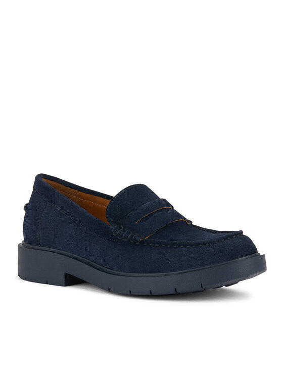 Geox Geox Loafersy D Spherica Ec1 B D65DKB 00022 C4692 Tmavomodrá