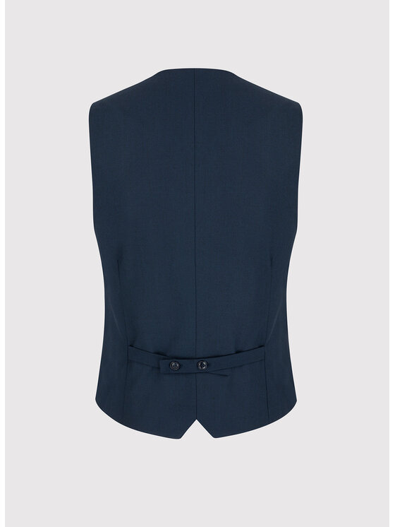 Pako Lorente Pako Lorente Kamizelka P22WF-8G-004 Granatowy Slim Fit