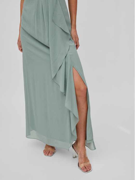 Vila Vila Õhtune kleit Milina 14084838 Roheline Regular Fit