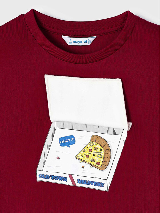 Mayoral Mayoral Bluza 4.025 Rdeča Regular Fit