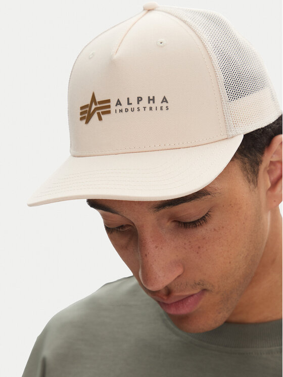 Alpha Industries Alpha Industries Шапка с козирка Label 106901 Екрю