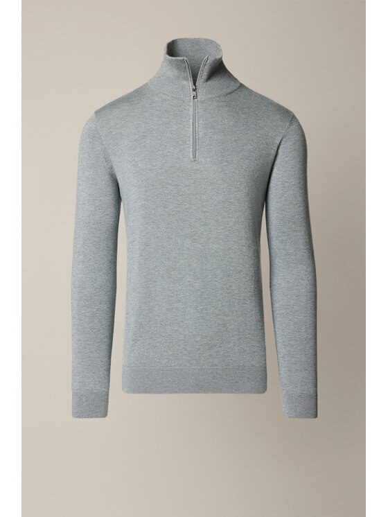 Lancerto Lancerto Sweter Lucan SW073225000078 Szary Regular Fit