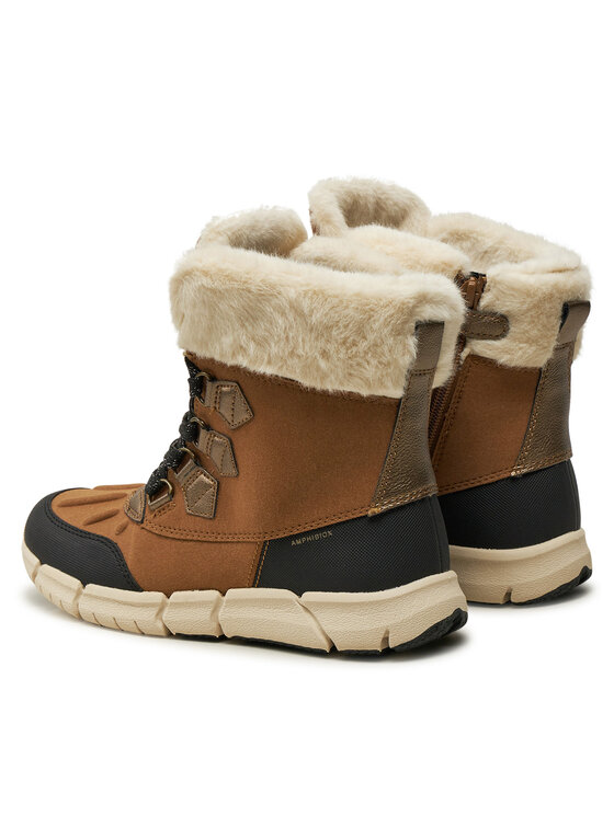 Geox Geox Škornji za sneg J Flexyper Girl B Ab J46APA 0AU50 C6175 S Rjava