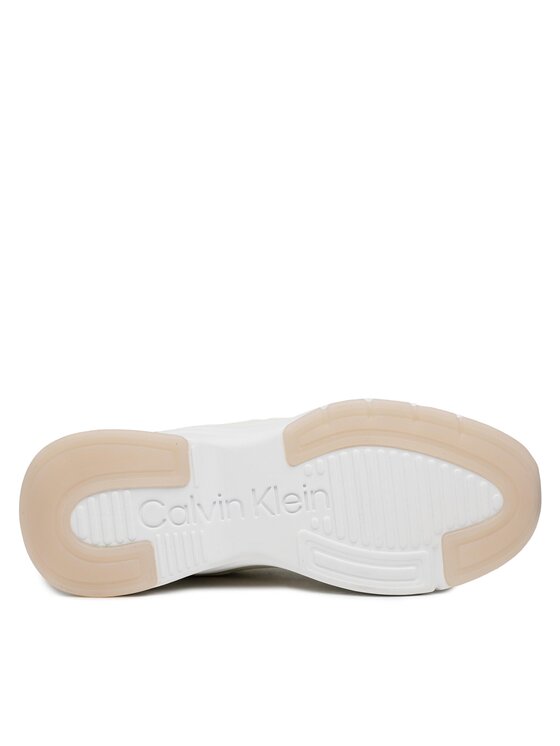 Calvin Klein Calvin Klein Sneakersy Elevated Runner Lace Up HW0HW01351 Beżowy
