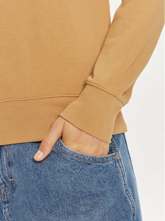 Calvin Klein Calvin Klein Bluza Nano Logo K20K207213 Beżowy Relaxed Fit