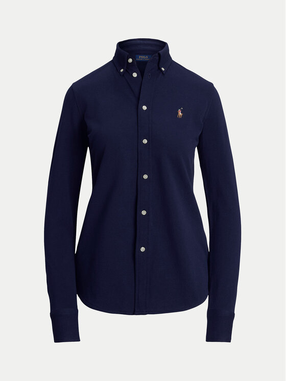 Polo Ralph Lauren Polo Ralph Lauren Koszula 211924258016 Granatowy Slim Fit