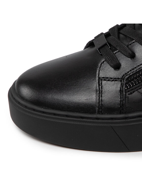 Calvin Klein Calvin Klein Tenisice Low Top Lace Up W Zip Mono HM0HM00282 Crna