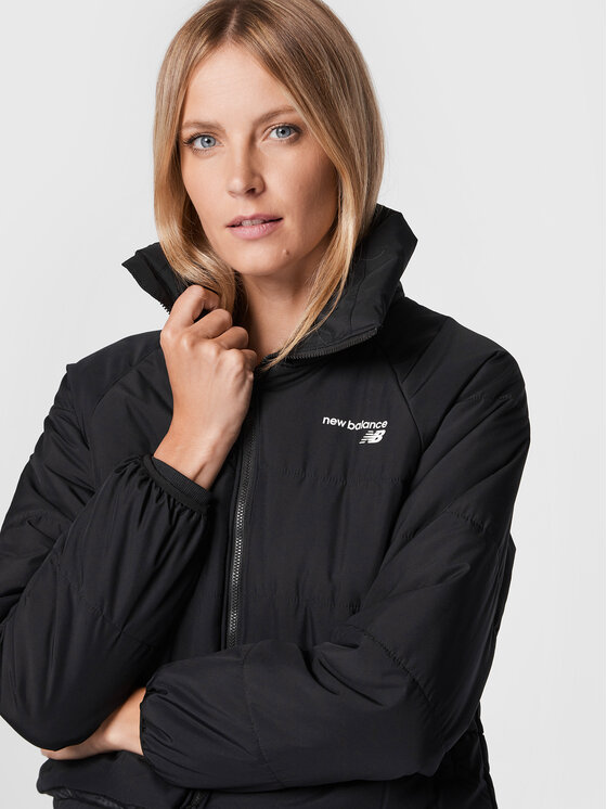 New Balance New Balance Μπουφάν μεταβατικό WJ13801 Μαύρο Regular Fit