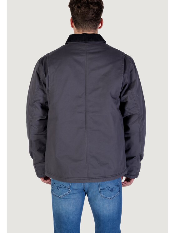 Tommy Jeans Tommy Jeans Μπόμπερ μπουφάν TJM TWILL CHORE JACK Γκρι Casual Fit