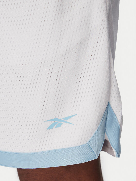Reebok Reebok Pantaloni scurți sport Bartosz RK25881CCM Alb Regular Fit