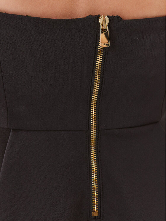 PINKO Pinko Bluzka Magnetone 101662 A0HC Czarny Regular Fit